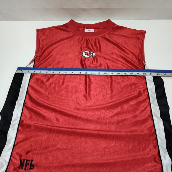 NFL Kansas City Chiefs Sleeveless Tank Top Embordered Logo NFL Chest 44" Measure - Picture 5 of 7